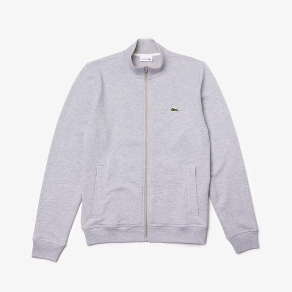Lacoste Other - Lacoste Men s Zippered Stand-Up Collar Piqué Fleece Jacket Size S